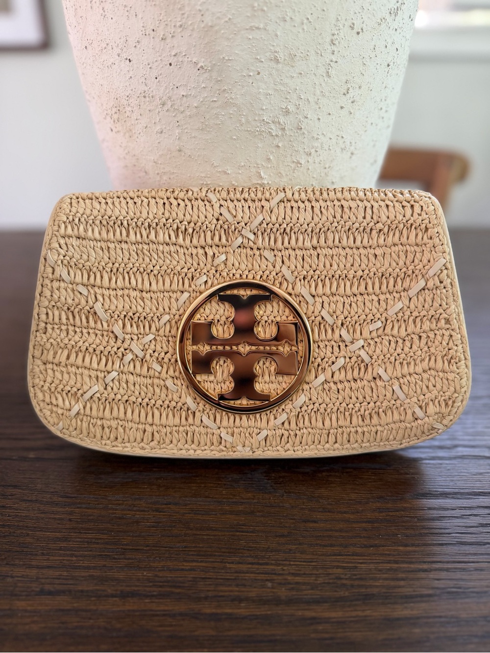 Tory Burch Reva Raffia